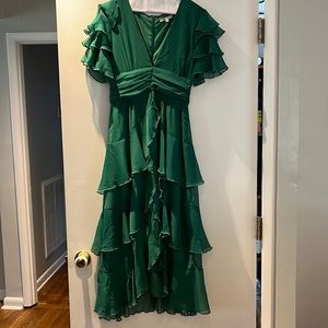 The Clothing Company, Green Tiered Dress. Size small